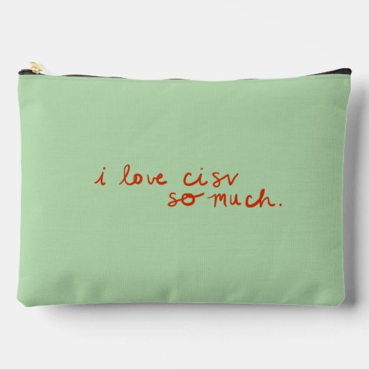 CISV Austin "Ik hou van CISV..." toilettas Etui (Voorkant)