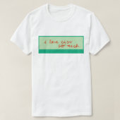 CISV Austin: "Ik hou zoveel van CISV." Heren T-shirt (Design voorkant)