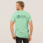 CISV Austin: "Ik hou zoveel van CISV." Tri-Blend Shirt (Voorkant)