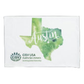 CISV Austin Milieu / Duurzaamheid Kussensloop (Voorkant)