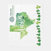 CISV Austin Milieugroen Grote Deken (Voorkant)