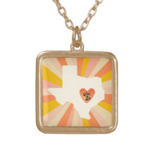 CISV Austin Sinaasappel en roze ATX Ketting