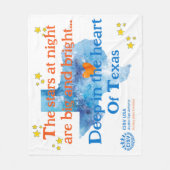 CISV Austin Sterren Bij Nacht Grote Deken (Voorkant)