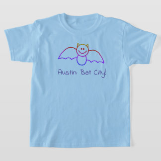 CISV Austin T-shirt met blauwe vleermuis