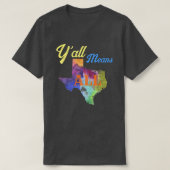 CISV Austin "Y'all Means All"-Mannen T-shirt (Design voorkant)