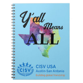 CISV Austin "Y'all Means All" Notitieboek