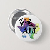 CISV Austin "Y'all Means All" Ronde Button 5,7 Cm (Voorkant /achterkant)