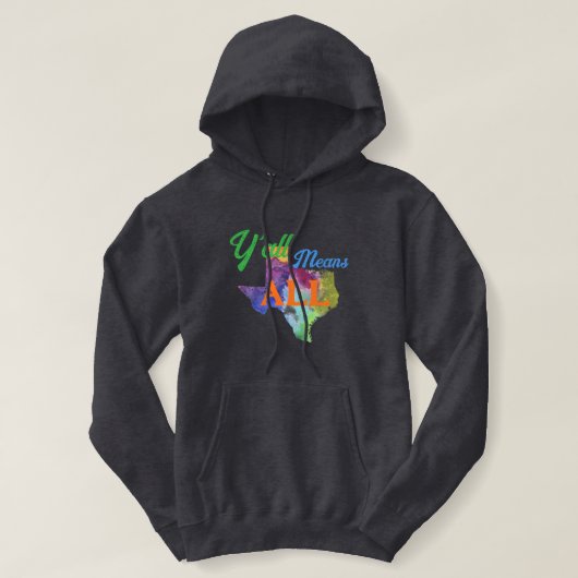 CISV Austin "Y'all Means All" Vrouwen Hoodie (Design voorkant)
