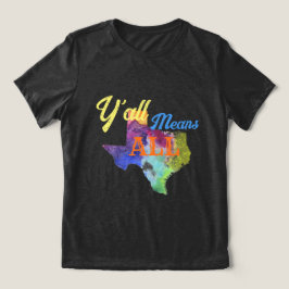 CISV Austin "Y'all Means All" Vrouwen Tri-Blend Shirt