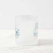 Cit 2CV Matglas Koffiemok (Center)