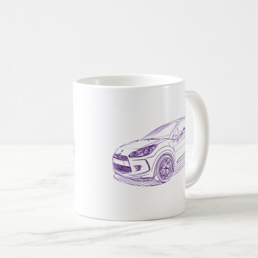 Cit DS3 2011 Koffiemok (Voorkant rechts)