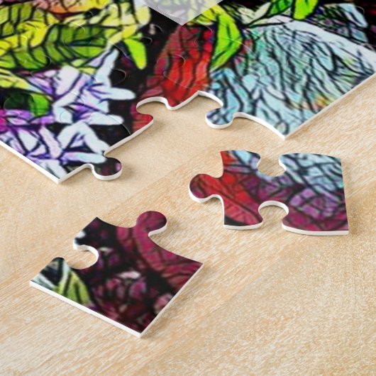 cita bíblica de David Psalm 23 Legpuzzel (Zijkant)