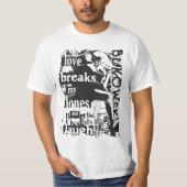 Cita/Poema C. Bukowski T-shirt (Voorkant)