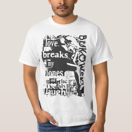 Cita/Poema C. Bukowski T-shirt (Voorkant)