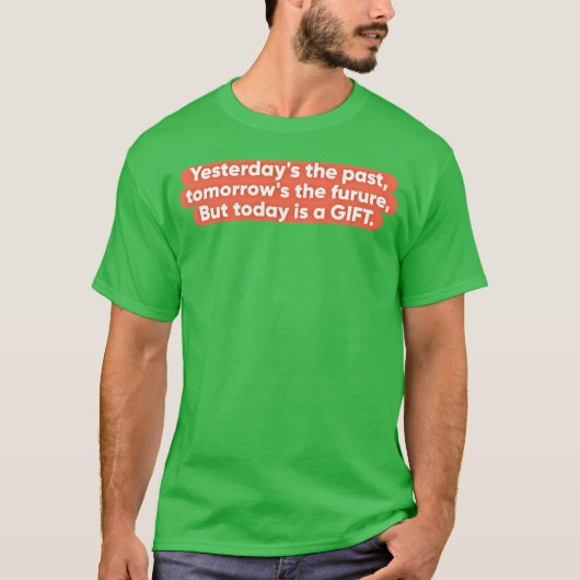 Citaat 1 jongen t-shirt (Voorkant)