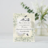 Citaat "A women hands" Briefkaart (Staand voorkant)