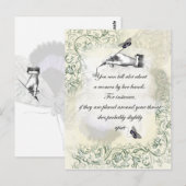 Citaat "A women hands" Briefkaart (Voorkant / Achterkant)