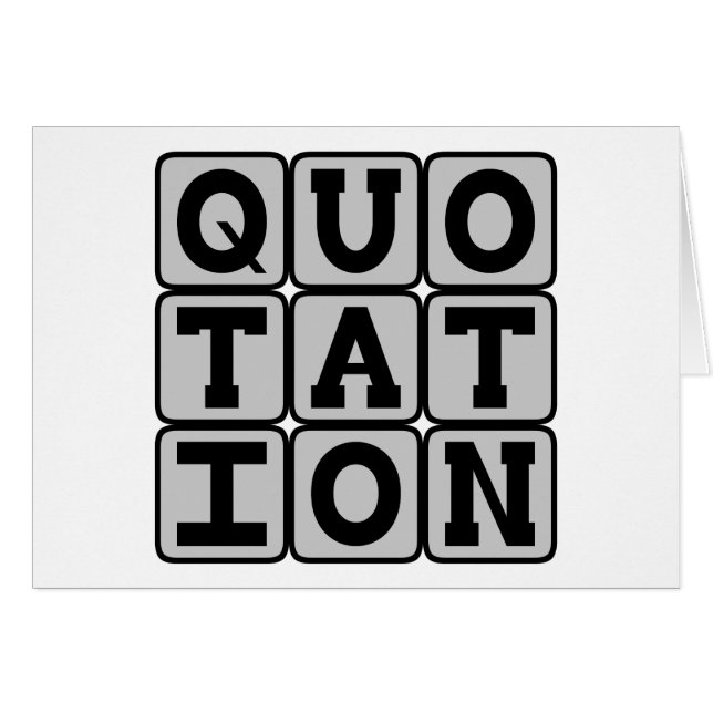 Citaat, beroemde woorden (Voorkant Horizontaal)