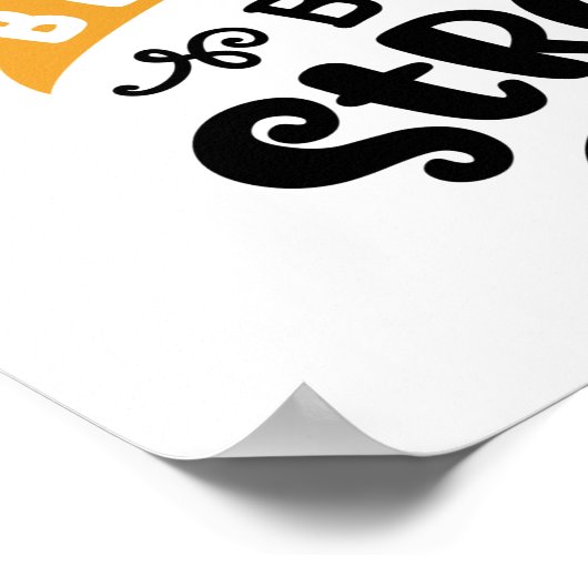 Citaat Bijen sterk Poster (Hoek)