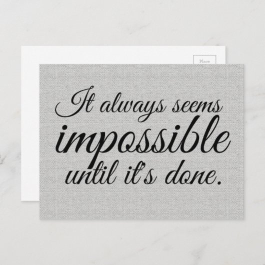 Citaat Briefkaart (Voorkant / Achterkant)