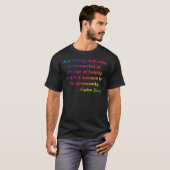 Citaat. Brigham Young All young man unmarrie T-shirt (Voorkant volledig)