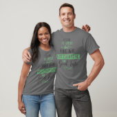 Citaat cadeau met attitude t-shirt (Unisex)