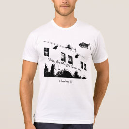 citaat Charles Bukowski (wit) T-shirt