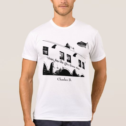 citaat Charles Bukowski (wit) T-shirt (Voorkant)