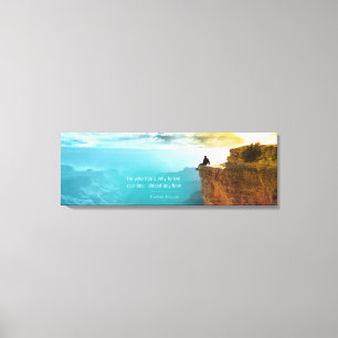 Citaat Friedrich Nietzsche Natuur Avontuur Natuur Canvas Afdruk