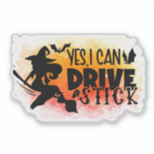 Citaat Fun Halloween Sticker (Voorkant)