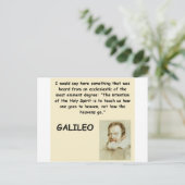 citaat galileo briefkaart (Staand voorkant)