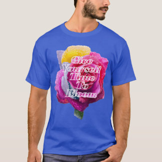 Citaat Geef Jouwimeo Bloom retro T-shirt