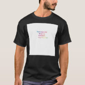 Citaat. George Bernard Shaw Elk man over veertig i T-shirt (Voorkant)