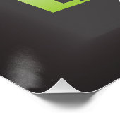 Citaat gezonde levensstijl perfect poster (Hoek)