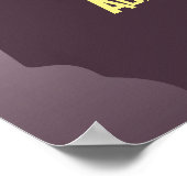 Citaat Gray Wolf Howling Red Sunset Poster (Hoek)