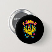 Citaat Haan Meme Ronde Button 5,7 Cm (Voorkant /achterkant)