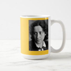 citaat Hannah Arendt Koffiemok