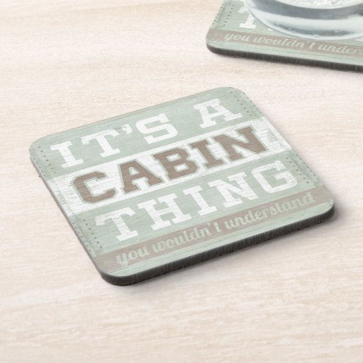 Citaat | Het is een kajuitding Drankjes Onderzetter (Linkerzijde)