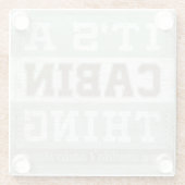 Citaat | Het is een kajuitding Glazen Onderzetter (Achterkant)