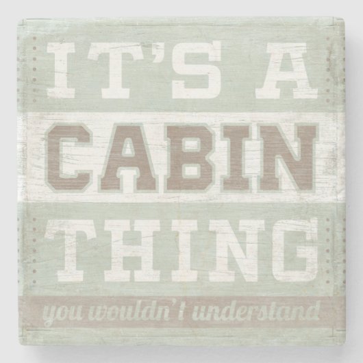 Citaat | Het is een kajuitding Stenen Onderzetter (Voorkant)