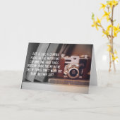 Citaat: Het leven is als een camera Kaart (Gele Bloem)