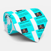 Citaat Hillary Children "For the Children" Stropdas (Opgerold)