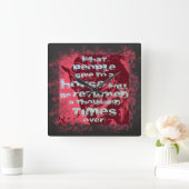 Citaat II van het paard - de Klok van de Muur (Huis)