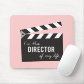 Citaat in leven, directrice-raad, slate muismat (Met muis)