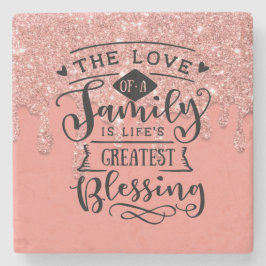 Citaat Inspirerend gezinstoelagen Stenen Onderzetter