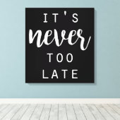 Citaat IV Canvas Afdruk (Insitu (Houten vloer))