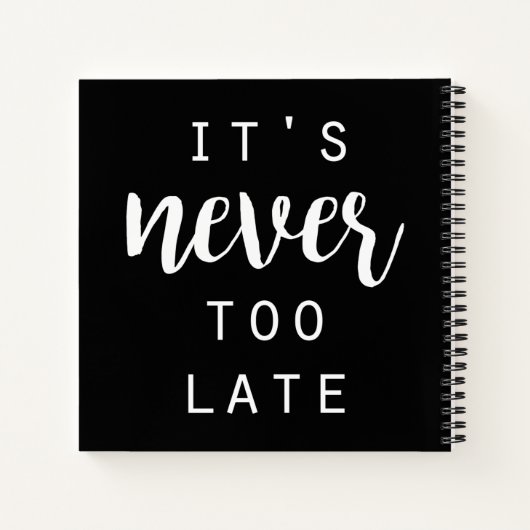 Citaat IV Notitieboek (Achterkant)