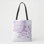 Citaat Jane Austen Pride en Prejudice Hoofdstuk 11 Tote Bag (Voorkant)