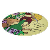 Citaat kaas- en wijnovers snijplank (Hoek)