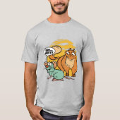 Citaat kat en muis t-shirt (Voorkant)